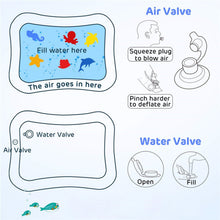 Baby Water Mat Inflatable Baby Play Mat Activity Center For Infant Baby Toys 3 To 15 Months Baby Gifts For Boys Girls(Assorted Design)